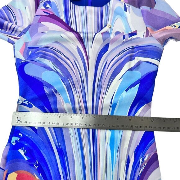 Bebe Watercolor Swirl Bodycon Dress - Picture 10 of 14